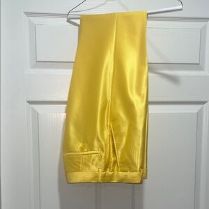 Ferrecci Bright Yellow Dress Pants
